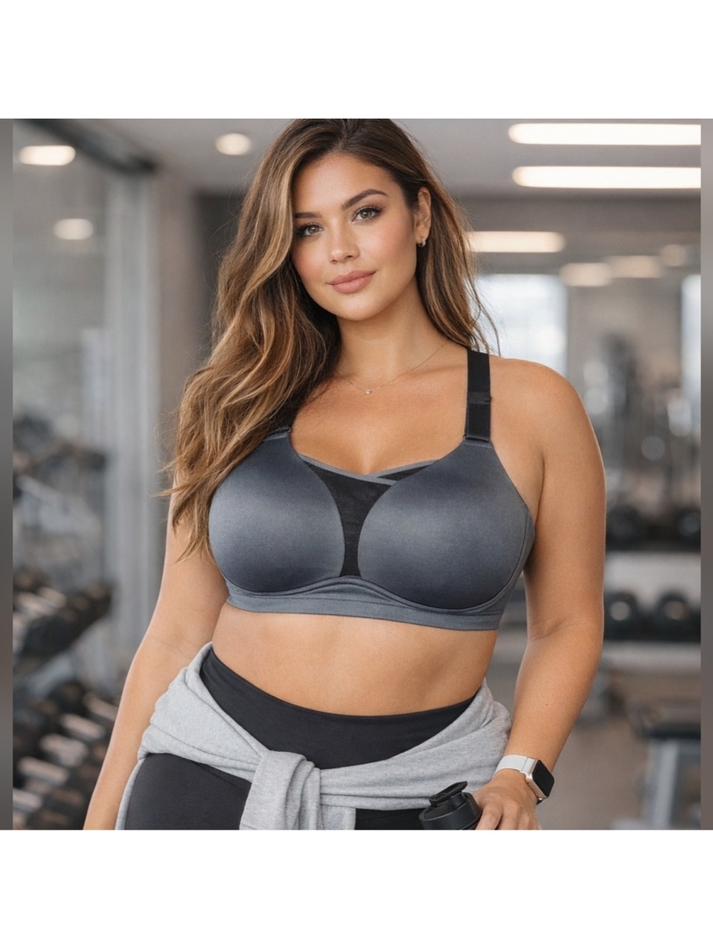 New LIVI Wireless Sports Bra with Adjustable Straps